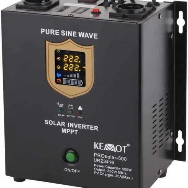 ДБЖ інвертор MPPT сонячний KEMOT PROsolar-800 12v-230В 800VA/500W