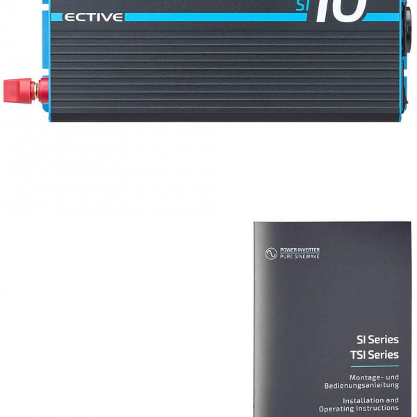 Інвертор 12v-230v чистий синус 12vDC 1000/2000 Німецький бренд Ective