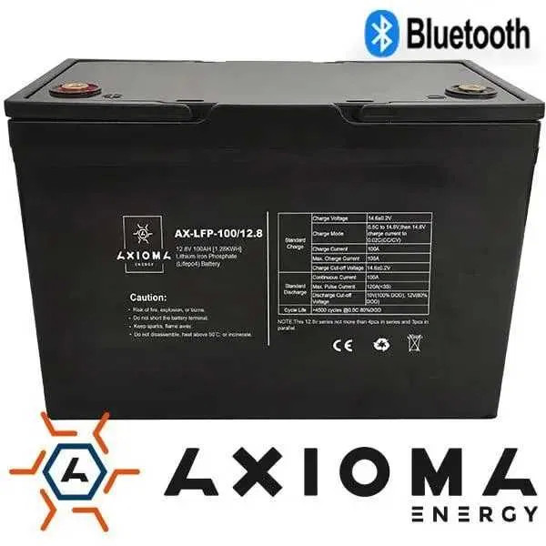 Літій залізо фосфатний AXIOMA АКБ 12.8B 100A LiFePo4